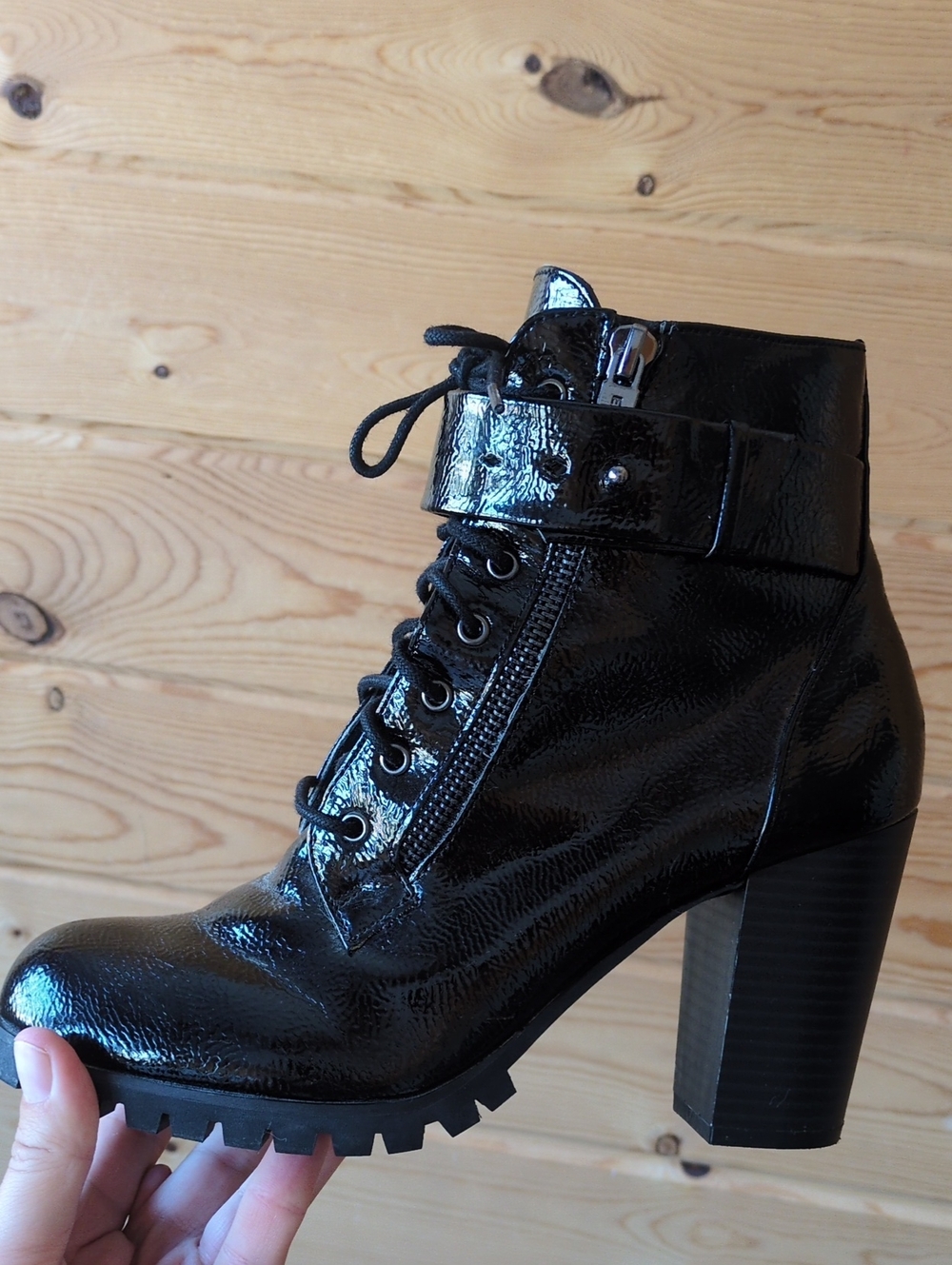 Women’s Black Lace Up Boots